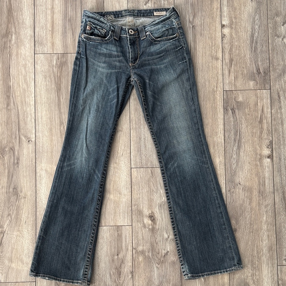 Big Star Dark Blue Wide Leg Jeans